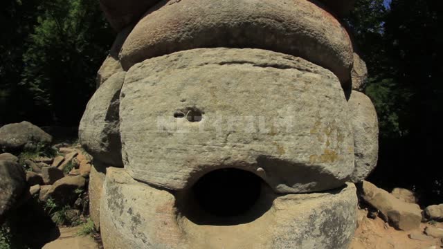 The Caucasian dolmens Stone, cobblestone, antiquity, megalith, trees
