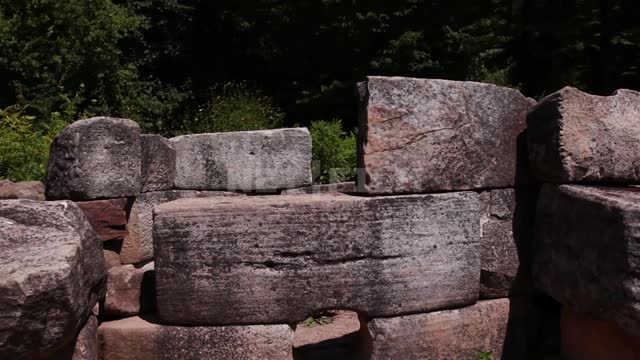 The Caucasian dolmens Stones, cobblestones, antiquity, megalith, trees, sunny