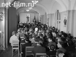 Footage Meeting of veterans of the revolution in the Museum. (1966)
