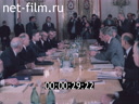 Footage Materials on the film " Visit of the Prime Minister of Denmark to the USSR". (1986)