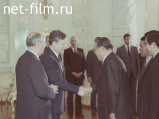 Footage Materials on the film " the Soviet-Korean Treaty-a quarter of a century". (1986)