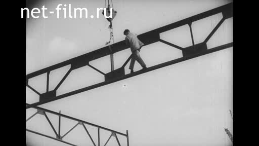 Footage A fragment of the "socialist village" № 3. (1929)
