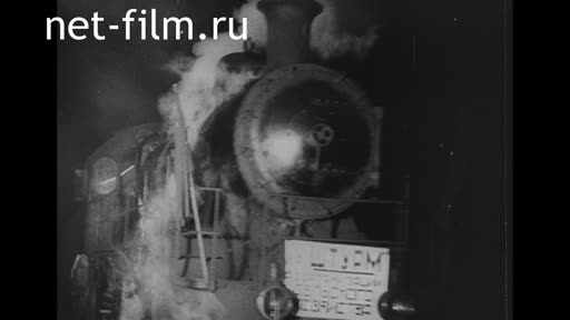 Footage Steam train on the way. (1929)