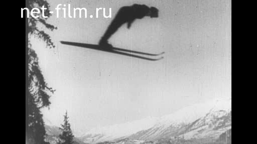 Footage Winter sports. (1929)