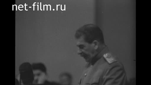 Footage Speech By I. V. Stalin. (1944)