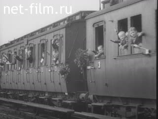Footage Rail transport in Germany. (1934 - 1938)