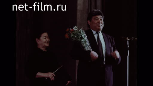 Footage Asanali Ashimov's 50th anniversary. (1987)