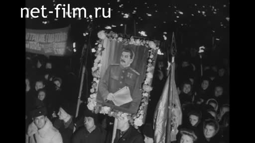 Сюжеты Фрагмент к/ж "Новости дня № 61". (1949)