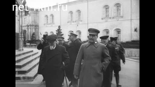 Footage May 1 in Moscow. (1940)