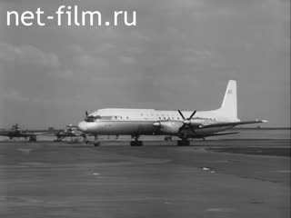 Footage Khrushchev's arrival in Kazan. (1964)