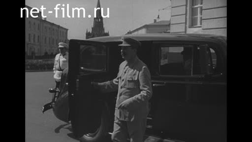 Footage Physical education parades. (1938 - 1939)