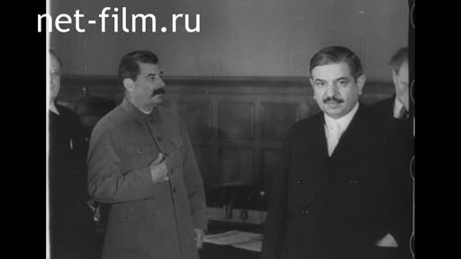 Footage Pierre Laval in Moscow. (1935)