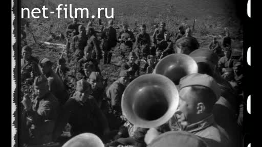 Footage Fragments of k/w "Soyuzkinozhurnal" No. 58. (1942)