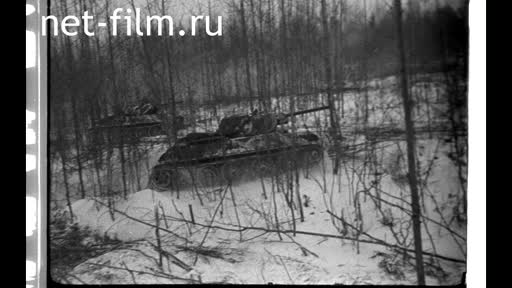 Footage Fragments of k/w "Soyuzkinozhurnal" No. 87. (1942)