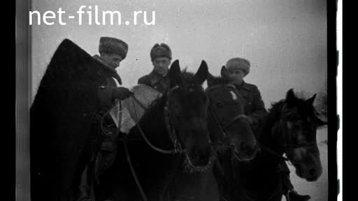 Footage Fragments of k/w "For the defense of native Moscow". (1941 - 1942)
