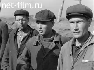 Footage The city of Zainsk.Trokretchikov Brigade. (1968)