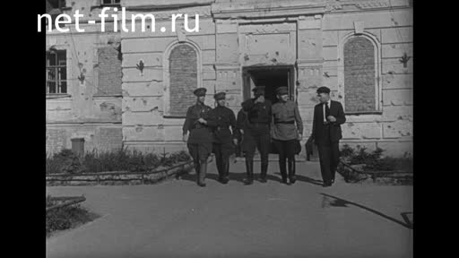 Сюжеты Колпино - город переднего края. (1942)