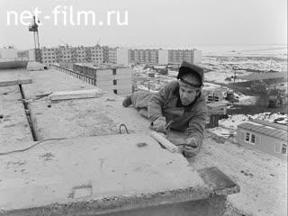 Footage Construction in Naberezhnye Chelny. (1970)