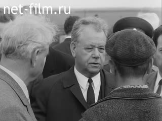 Kirilenko at the automobile plant. (1970)