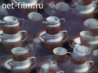 Footage Bugulminsky porcelain. (1989)