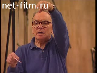 Footage Morricone Ennio conducts the Orchestra of Radio and Television of Russia, MIFF XXIX. (2007)