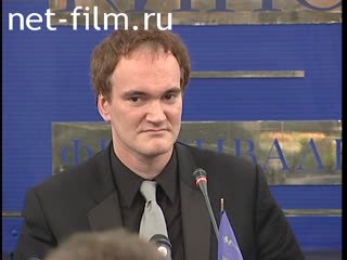 Footage Tarantino Quentin interview fragment, MIFF XXVI. (2004)
