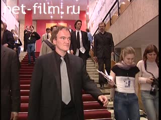 Footage Tarantino Quentin and Carradine David at the Cinema House,. (2004)