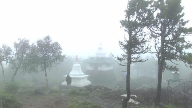 Буддистский храм на горе Храм, Буддизм, Качканар, Лама, Гора, Лето