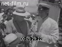 Footage Athletes of the motor ship "Victory". (1955 - 1956)