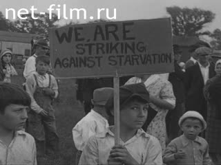 Footage Акции протеста в США против экономической политики правительства. (1931 - 1932)