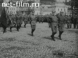 Сюжеты Военные парады на Красной площади. (1920 - 1925)