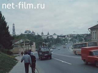 Footage Sergiev Posad city (Zagorsk). (1975)