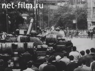 Footage Ввод советских войск в Чехословакию. (1968)