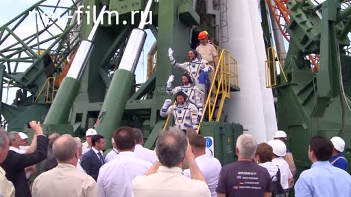 Footage Cosmonautics. Soyuz MS-09: the beginning of summer. (2018)