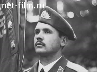 Footage Военные парады и демонстрации на Красной площади. (1958 - 1976)