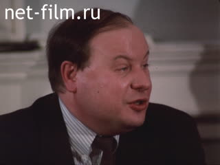 Footage E.T.Gaidar's press conference. (1991)