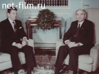 Footage Встреча М.С. Горбачева и Р. Рейгана в Женеве. (1985)