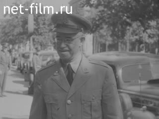 Footage Американское военное присутствие в Европе. (1949)