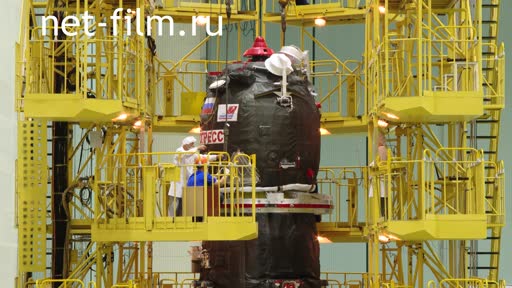 Footage Roscosmos, archive. Preparation and launch of the Progress MS-17 spacecraft. (2021)