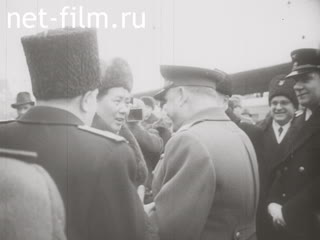 Footage Прибытие Мао Цзэдуна в Москву. (1949)
