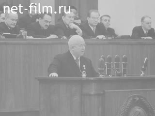 Footage Выступление Н.С. Хрущева на ХХ съезде КПСС. (1956)