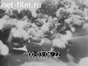 Footage Arrival of the body and funeral of the artist V. F. Komissarzhevskaya in St. Petersburg. (1910)