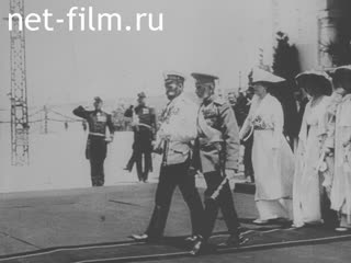 Footage Визит Николая II в Констанцу. (1914)