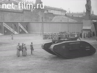 Footage Военные парады и демонстрации на Красной площади. (1928 - 1930)