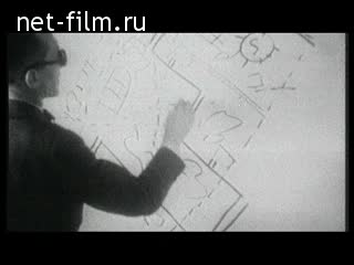 Footage The architect Le Corbusier. (1930 - 1939)