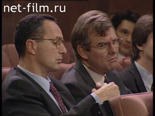 Footage James Wolfensohn in Russia. (1996)