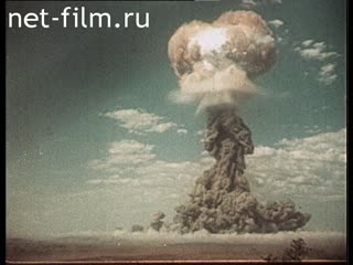 Footage Soviet nuclear bomb tests. (1950 - 1959)