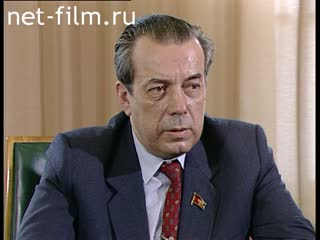 Footage Interview with Arkady Volsky. (1991)