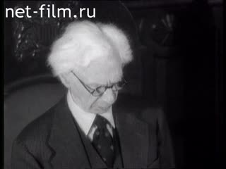 Footage Bertrand Russell. (1955)