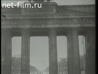 Footage Fragments from the film "Berlin". (1945)